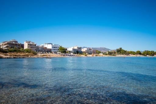 Lavish & Spacious Apt With Stunning Seaview, 10 Min Ath Airport Artemida  Dış mekan fotoğraf